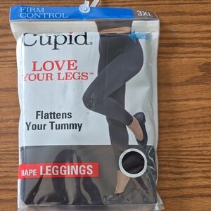Cupid Black Firm Control Leggings